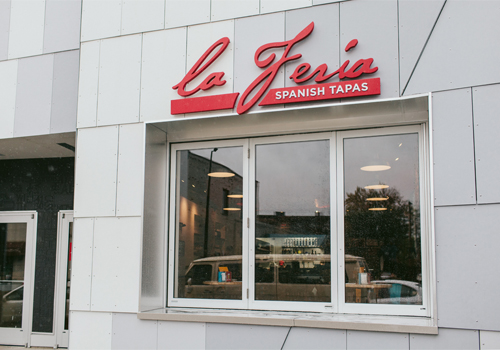 La Feria Spanish tapas storefront